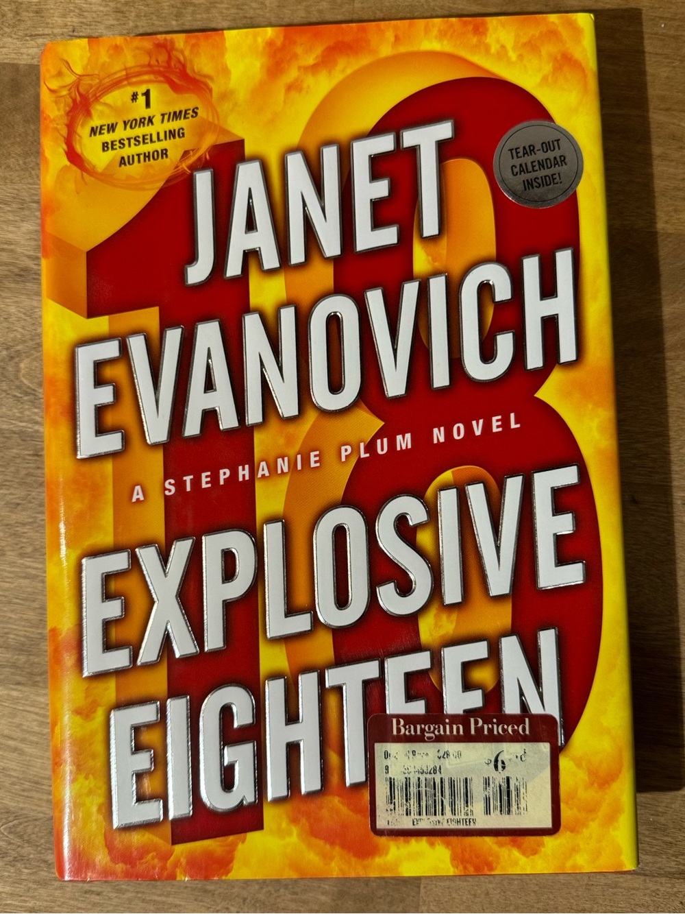 Explosive Eighteen by Janet Evanovich. Hardback